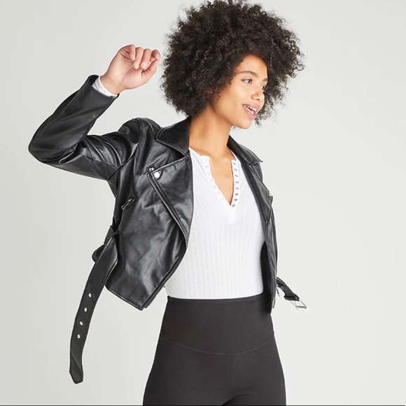 Yummie Katrina Cotton Seamless Rib Bodysuit in White S/M - Picture 3 of 11